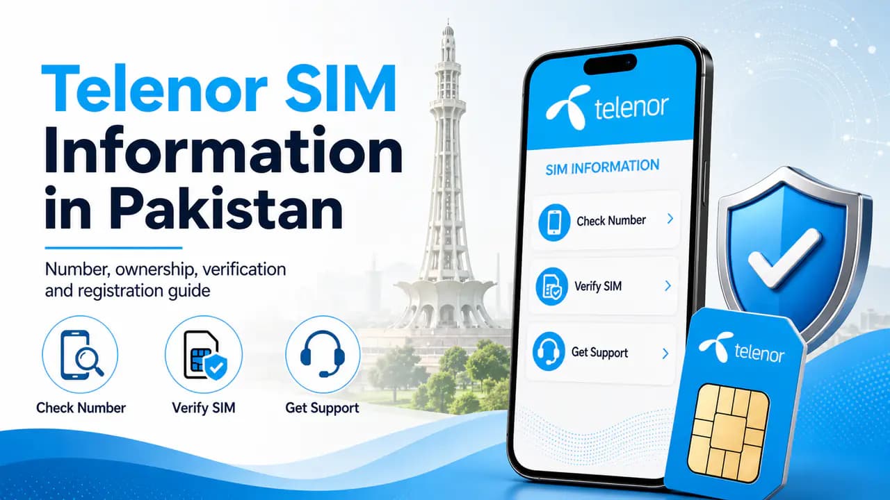 Telenor mobile network SIM information for subscribers in Pakistan