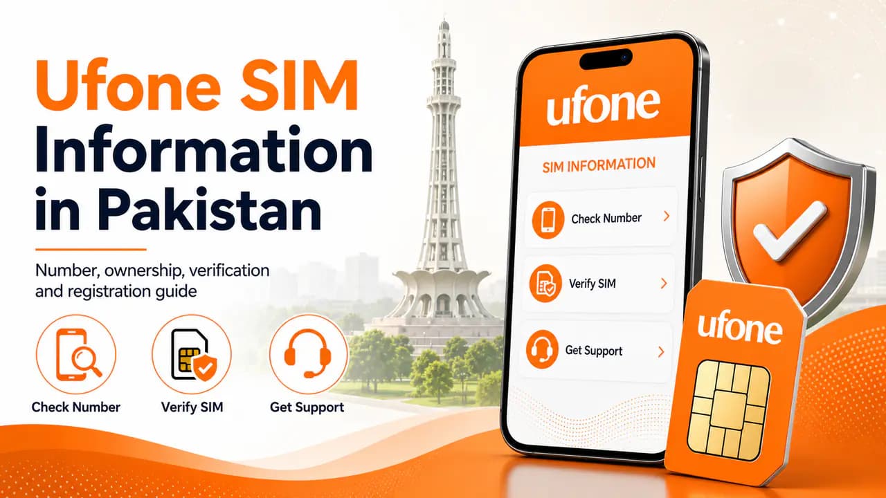 Ufone mobile network SIM information guide for Pakistan subscribers